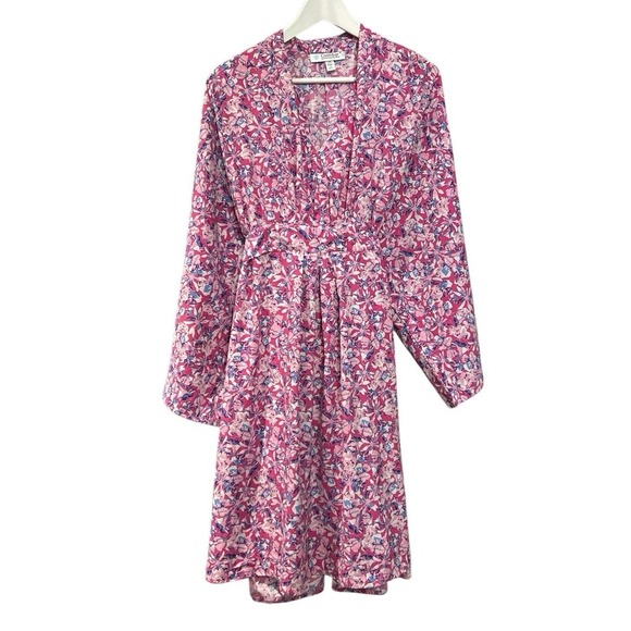 Coolibar Dresses & Skirts - Coolibar Dress Size XXL Black UPF 50+ Colorful Pink Lightweight Tie Waist